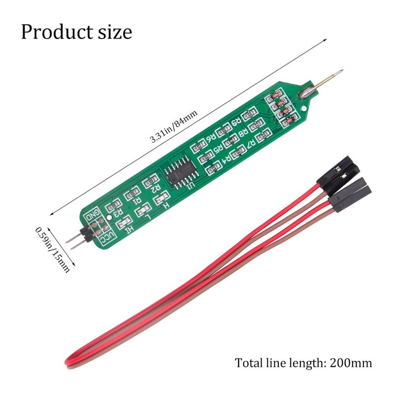 Comidox 1Pcs Logic Tester Pen 5V 3.3V Level Tester Logic Pulser Analyzer Detecting Probe Digital Circuit Debugger Convenient and Fast Learning Board Tool - Image 4